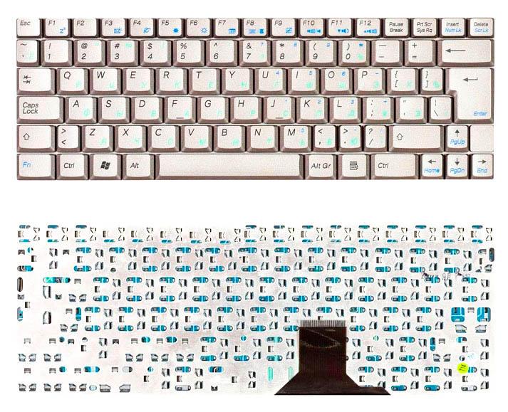 Клавиатура для ноутбука Asus U1 Silver