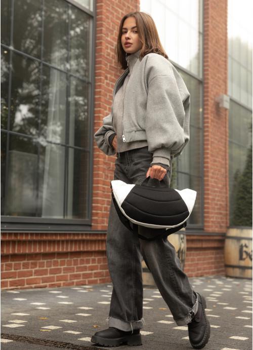 Бананка женская Sambag кожаная водостойкая Белый (28524125) - фото 10