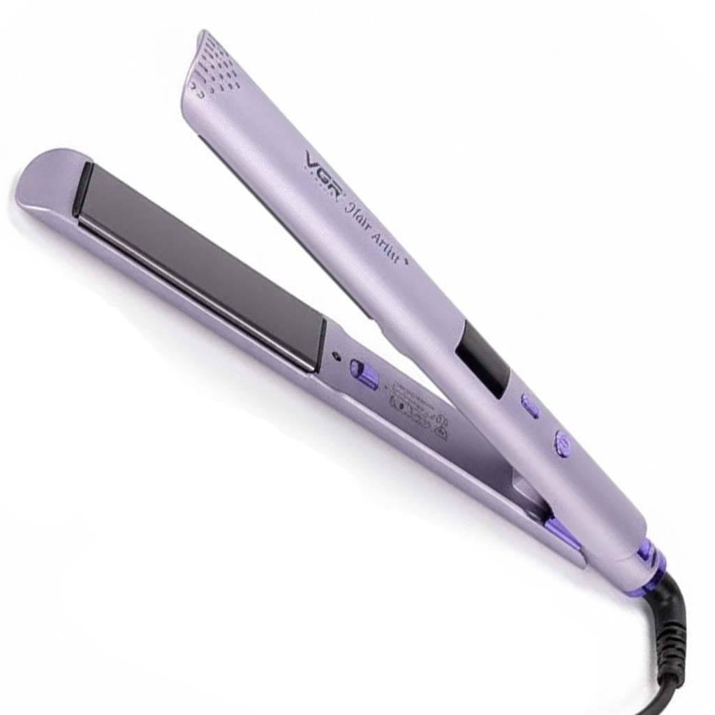 Выпрямитель для волос VGR с керамическим покрытием Фиолетовый (DT-387)
