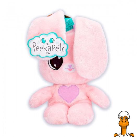 Мягкая игрушка Peekapets Кролик 0-4 лет Розовый (906778) - фото 6