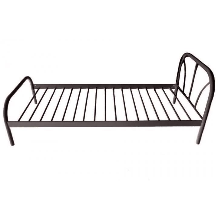 Кровать односпальная металлическая Метакам Relaх-1 190х80 см Коричневый (50807)