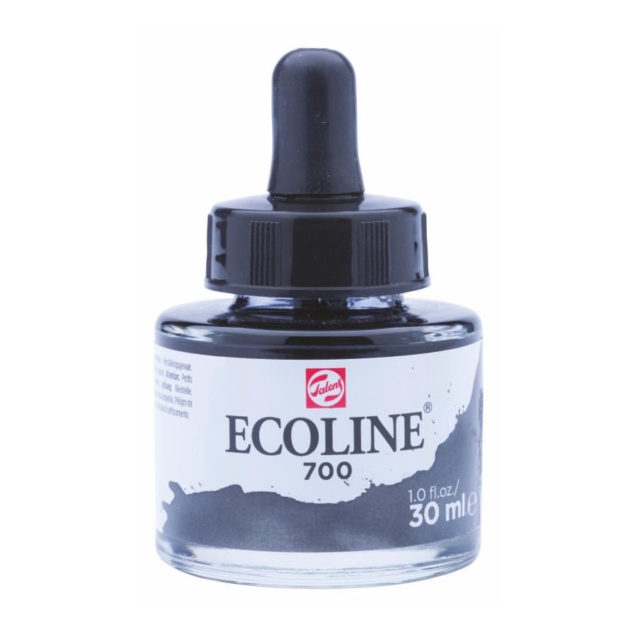 Краска акварельная жидкый Rosa Ecoline 30 мл 3 шт. 700 Черный (8712079408107 11257001)