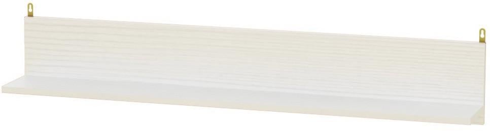 Полка навесная прямоугольная Компаніт П-24 120х20х16,6 см Нимфея Альба (10931575)