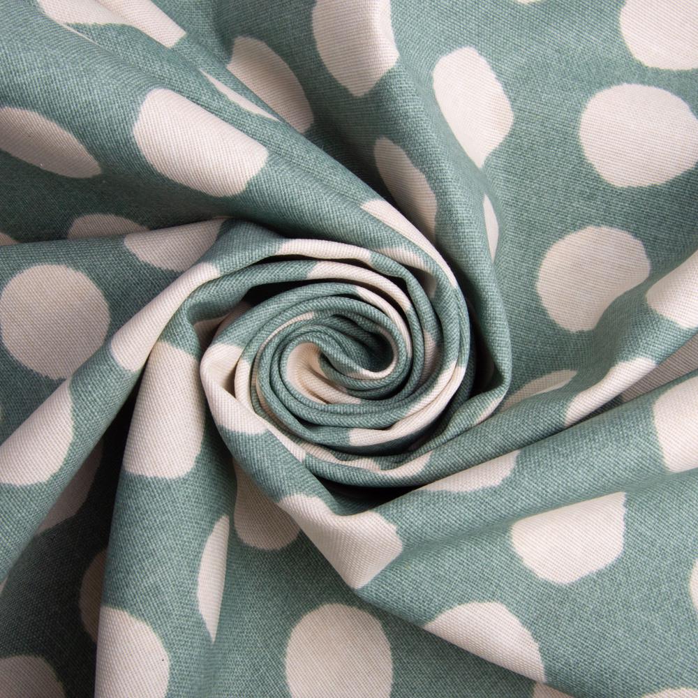 Ткань декоративная Премьер V-02 Горошек с водоотталкивающей пропиткой Полынь (2338315199)