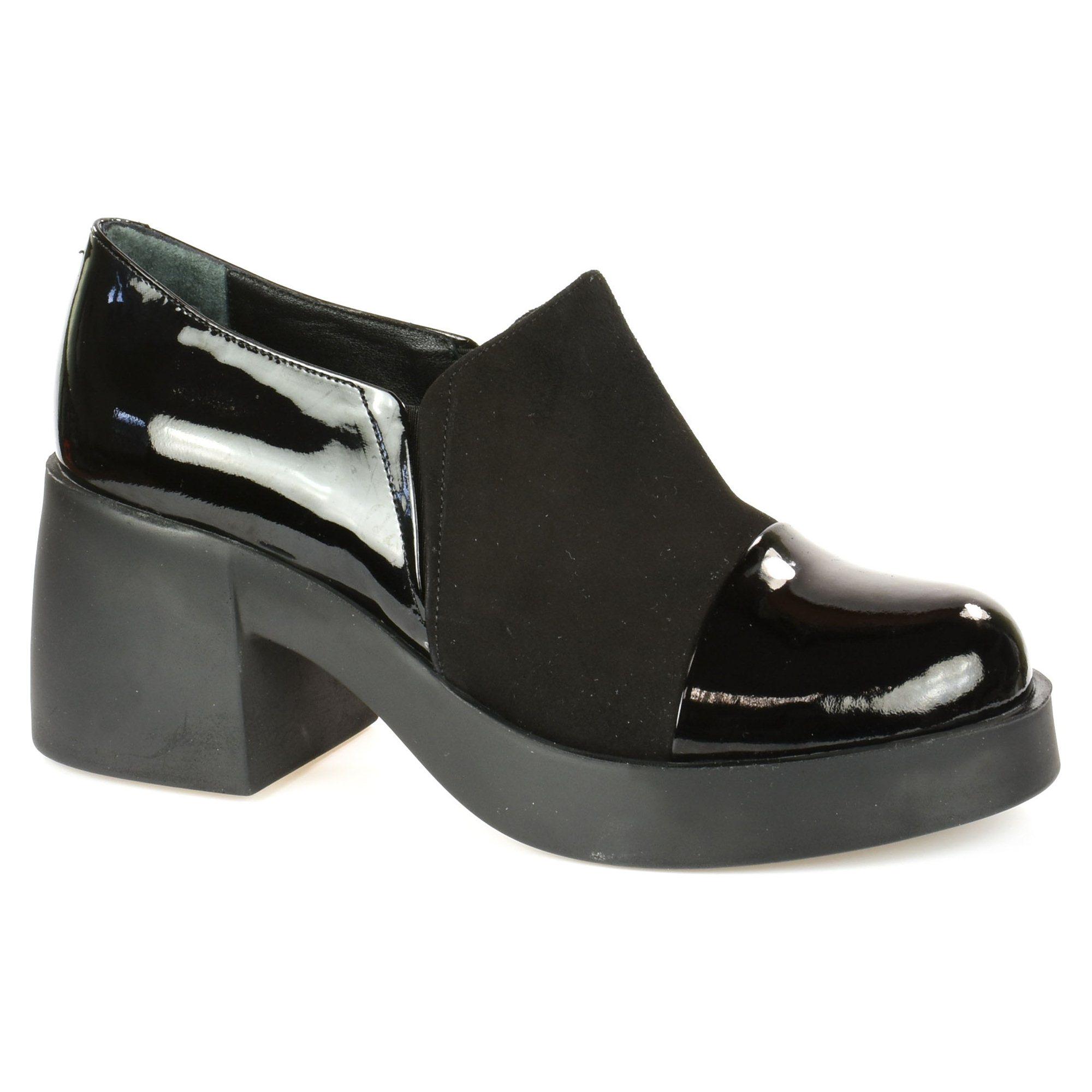 Туфли женские осенние повседневные Guero р. 39 Черный (04239-39)