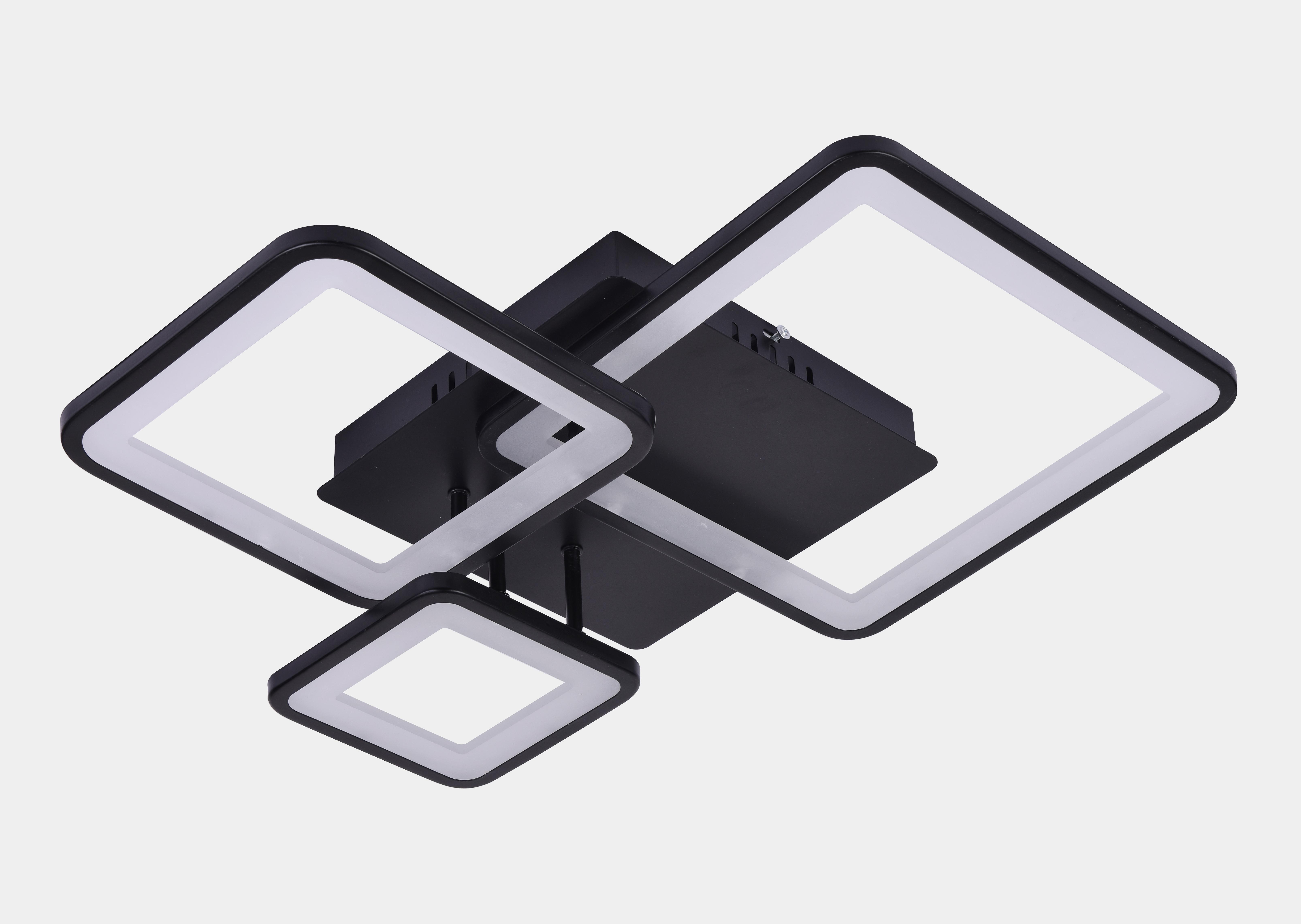 Люстра светодиодная Sirius 6085-3 BK 62W акриловая