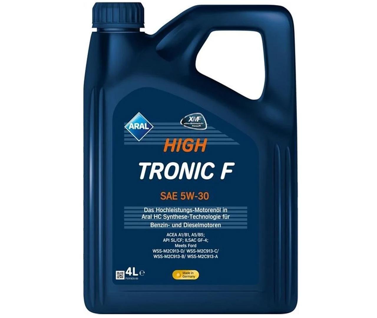 Моторна олива Aral HighTronic F 5W-30 4 л