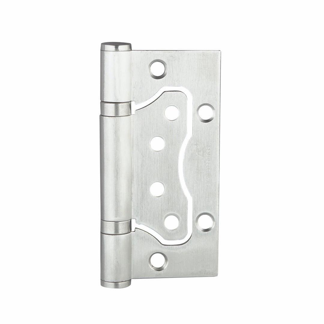 Петля дверная Siba универсальная накладная 100 мм усиленная Нержавеющая сталь (2BB 4"х3"х2,8mm FHP SS) - фото 2