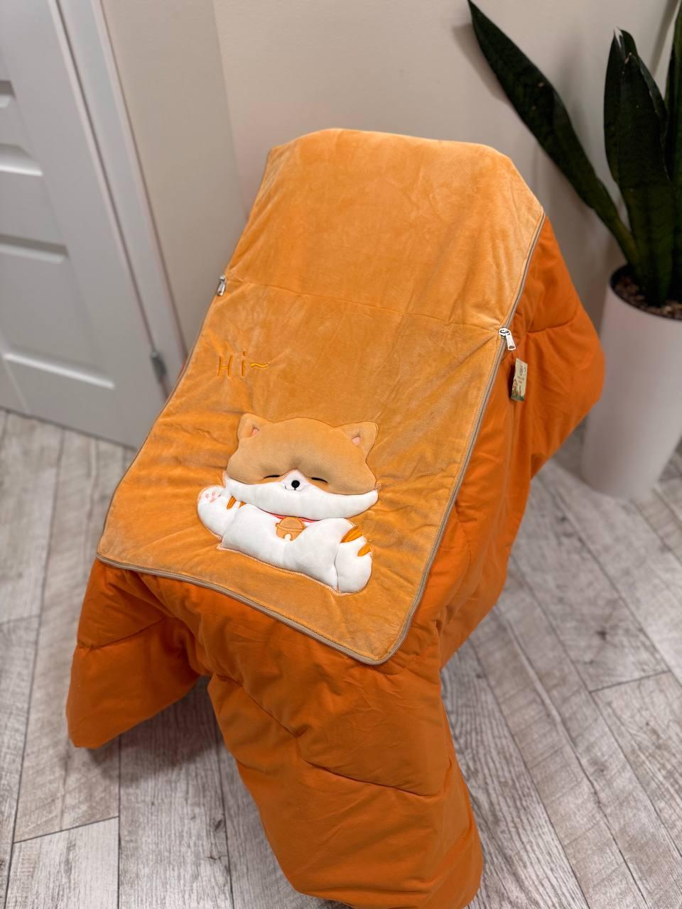 Ковдра дитяча 110х140 см Морквяний (Д-Al-kid-kovdra25-006)