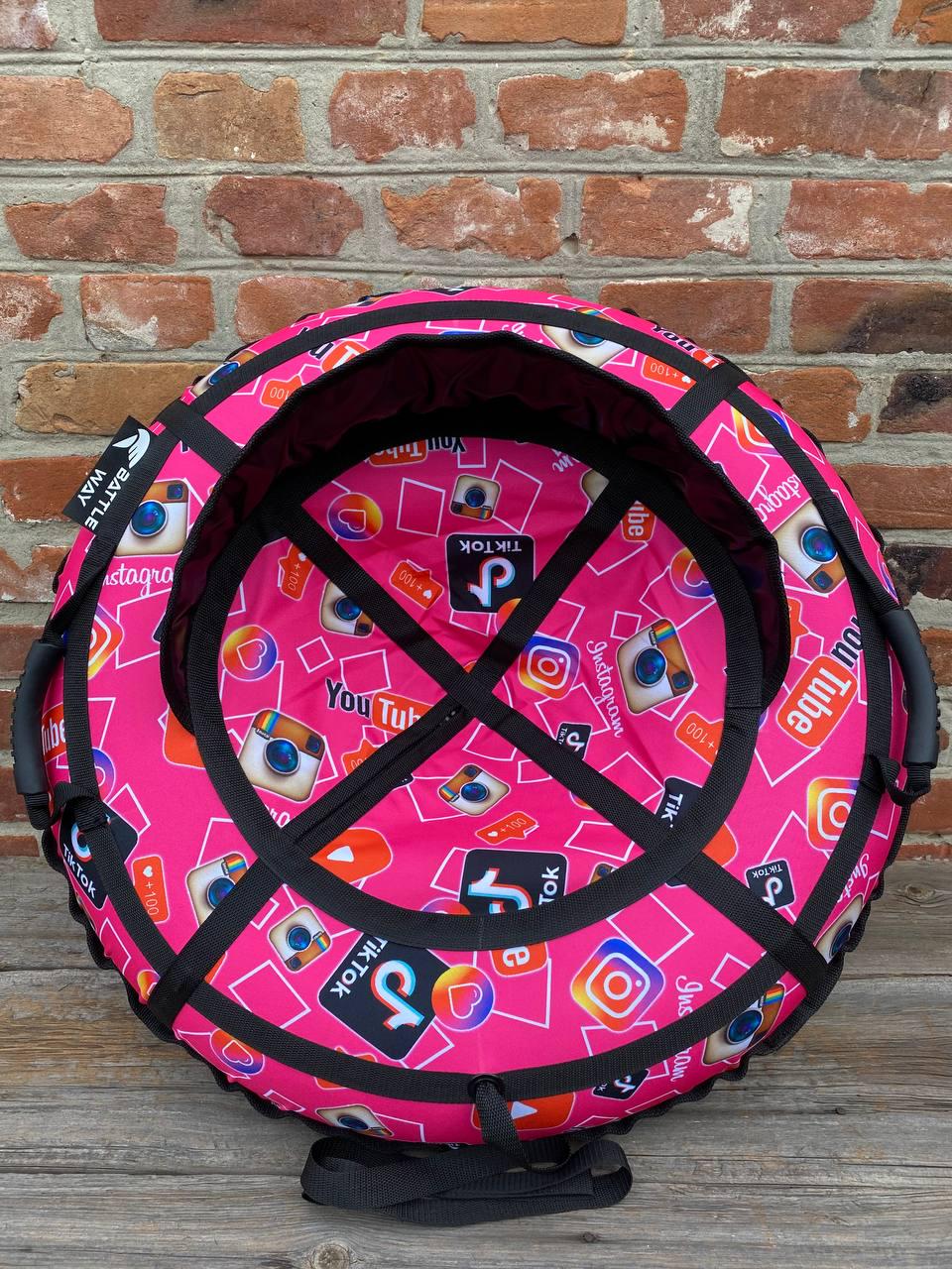 Тюбінг Tik-Tok зі спинкою 120 см камера 15" (bbc3c87c) - фото 2 Тюбінг Tik-Tok зі спинкою 120 см камера 15" (bbc3c87c) - фото 2