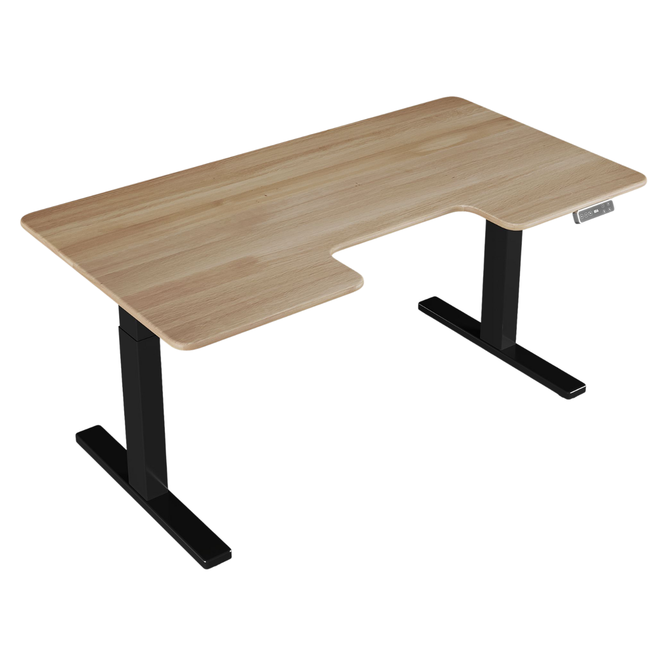 Стол с регулировкой высоты TEHNOTABLE BestFit Pro с эргономичным вырезом дуб 1500x820x20 мм (005-19-01/020-14-02) Стол с регулировкой высоты TEHNOTABLE BestFit Pro с эргономичным вырезом дуб 1500x820x20 мм (005-19-01/020-14-02)