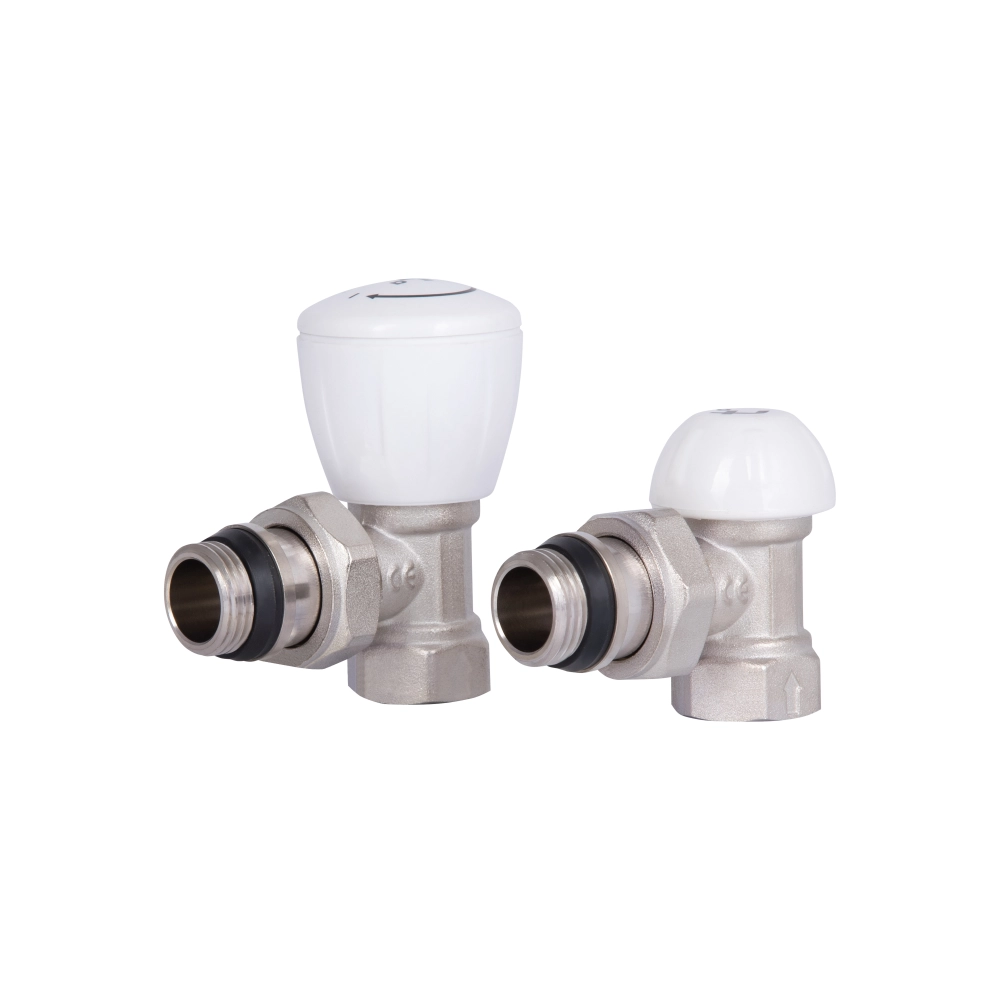 Комплект радиаторных кранов Thermo Alliance Standart 1/2"ВЗ угловой TAS232W15 (SD00053598)