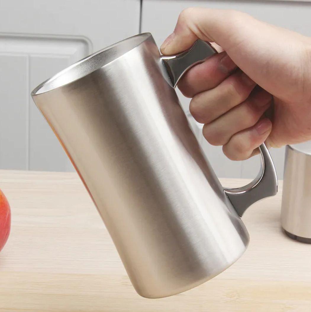 Чашка из нержавеющей стали с крышкой 560 мл (190004) - фото 3