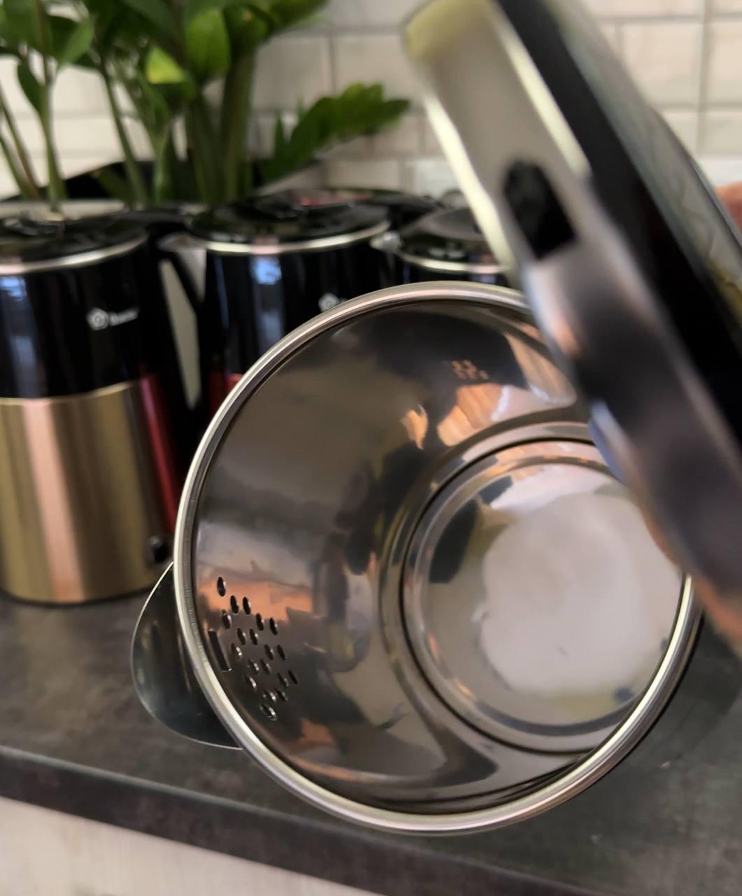 Чайник електричний із нержавіючої сталі Domotec 2,3 л 2000 Вт Темно-Зелений (MS-5029) - фото 2 Чайник електричний із нержавіючої сталі Domotec 2,3 л 2000 Вт Темно-Зелений (MS-5029) - фото 2