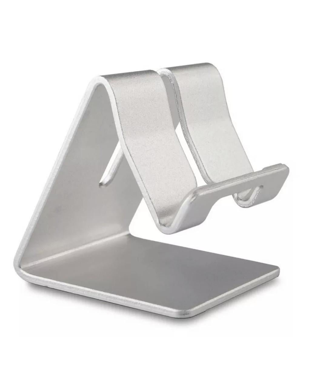 Подставка-держатель алюминиевая Stainless для смартфонов и планшетов Серебристый (825948463)