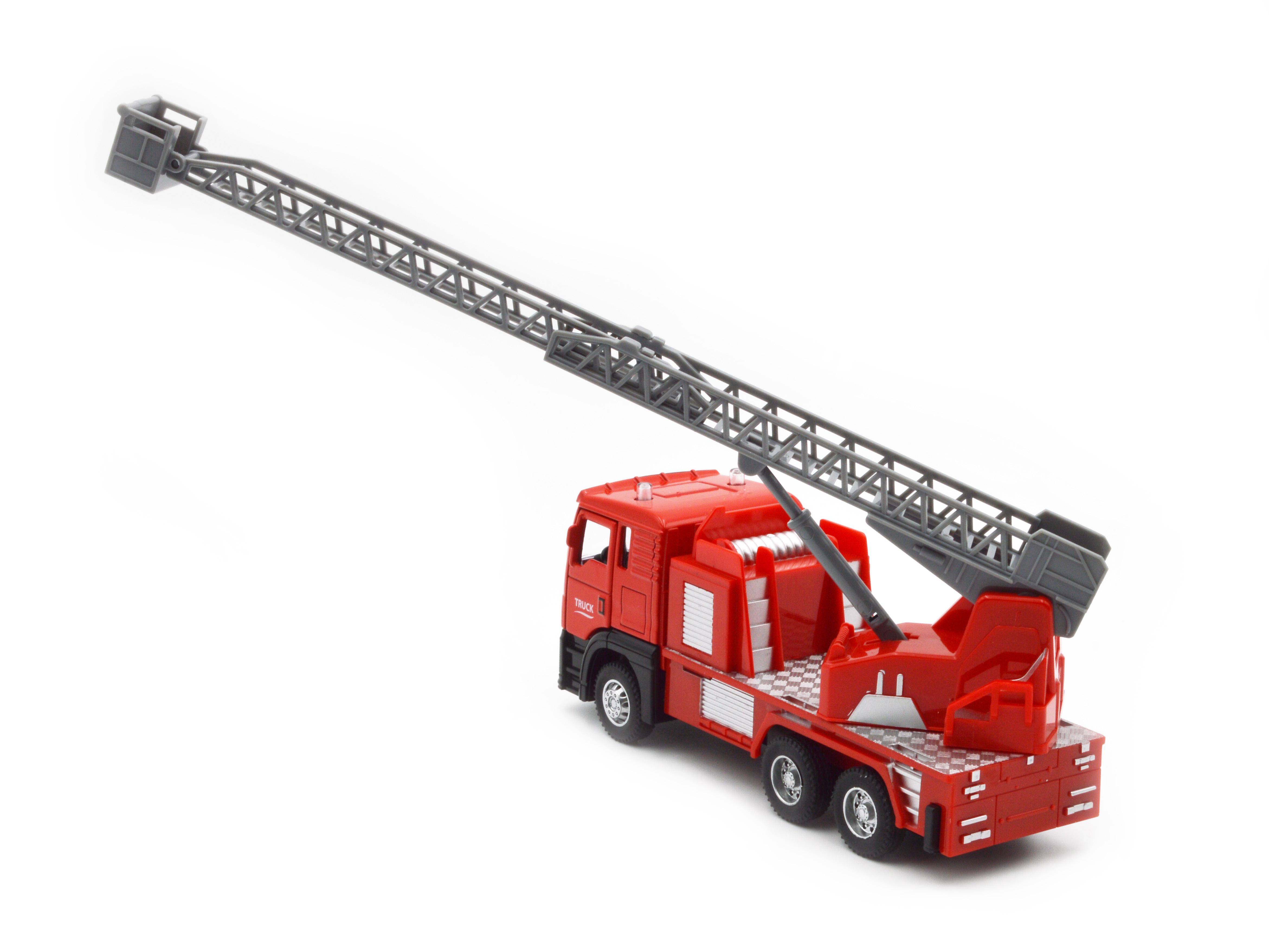 Пожежна машина CLM 11K металева кабіна звук світло інерція - фото 3 Пожежна машина CLM 11K металева кабіна звук світло інерція - фото 3