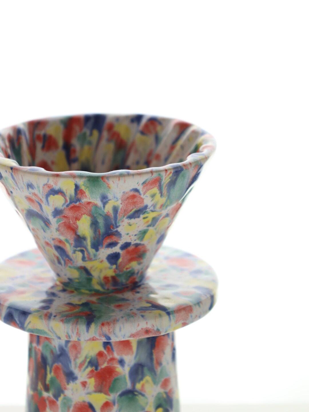 Набор ручной работы кофейный Арлекин пуровер/воронка V60/чашка (POV-002) - фото 6 Набор ручной работы кофейный Арлекин пуровер/воронка V60/чашка (POV-002) - фото 6