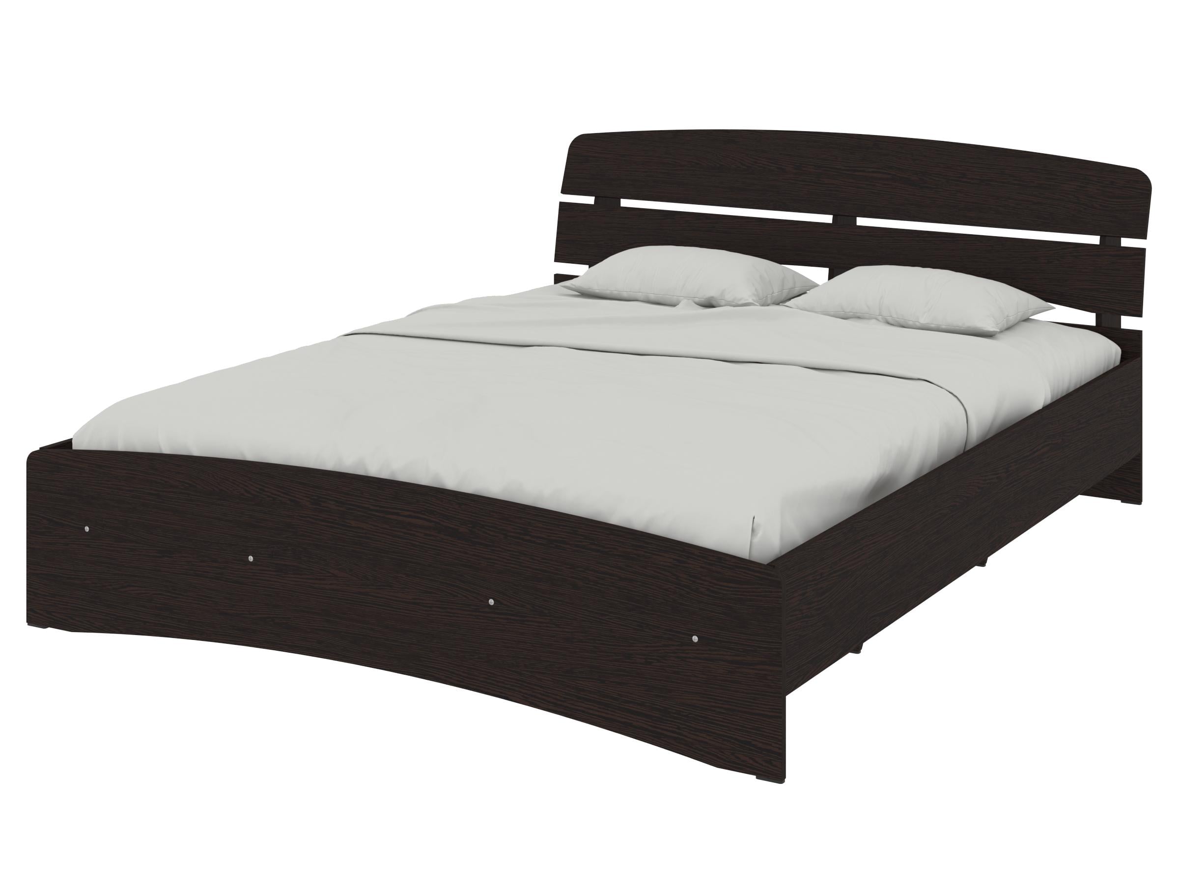 Кровать двуспальная PEHOTIN Кровать-160 Милана 160x200 см Венге (PN-100978) Кровать двуспальная PEHOTIN Кровать-160 Милана 160x200 см Венге (PN-100978)