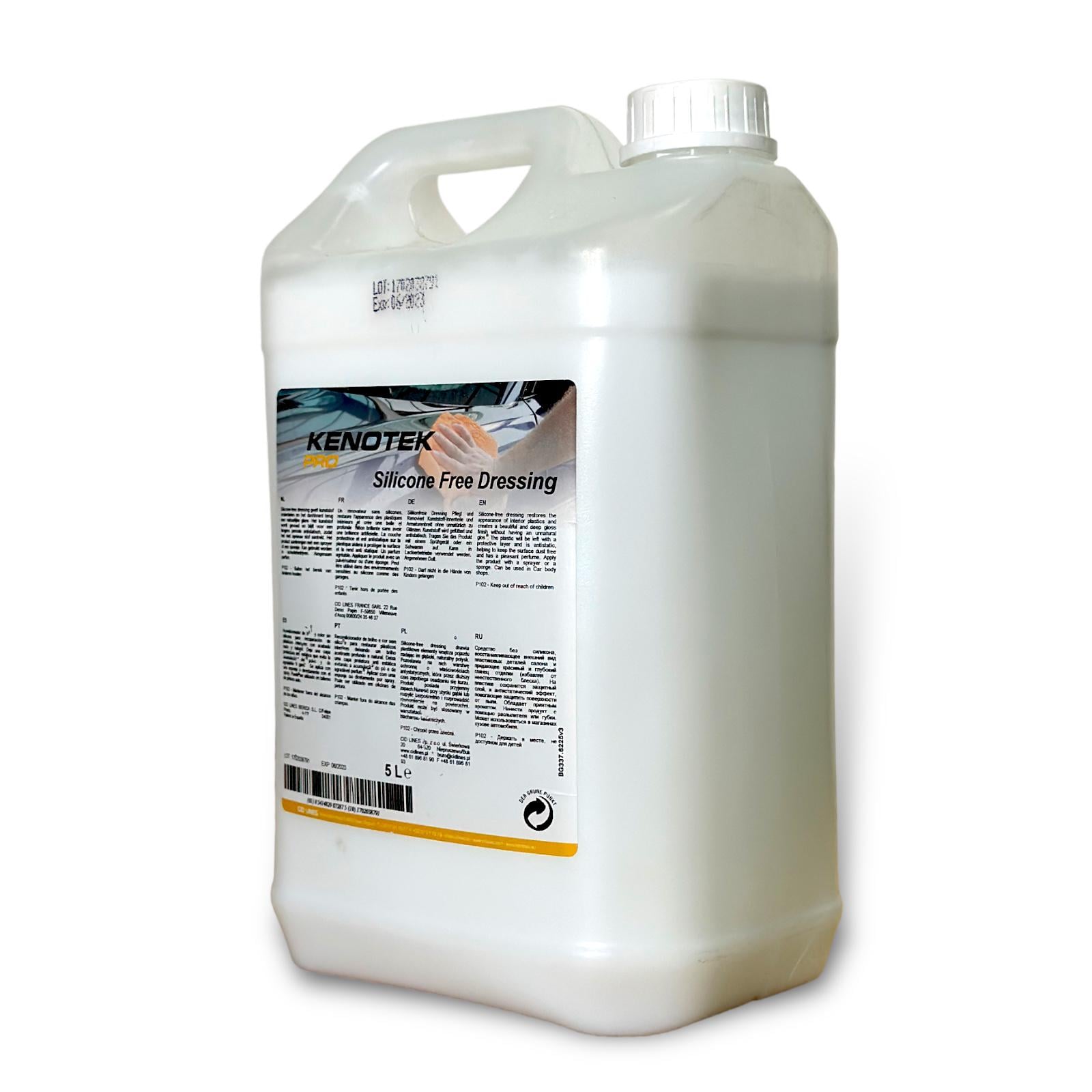 Полироль для пластика и резины Silicone Free Dressing Kenotek без силикона 5 л (15121310)