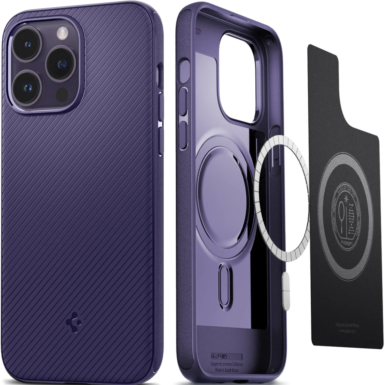 Чехол накладка Spigen Mag Armor MagSafe Case for iPhone 14 Pro, Purple (ACS05588)