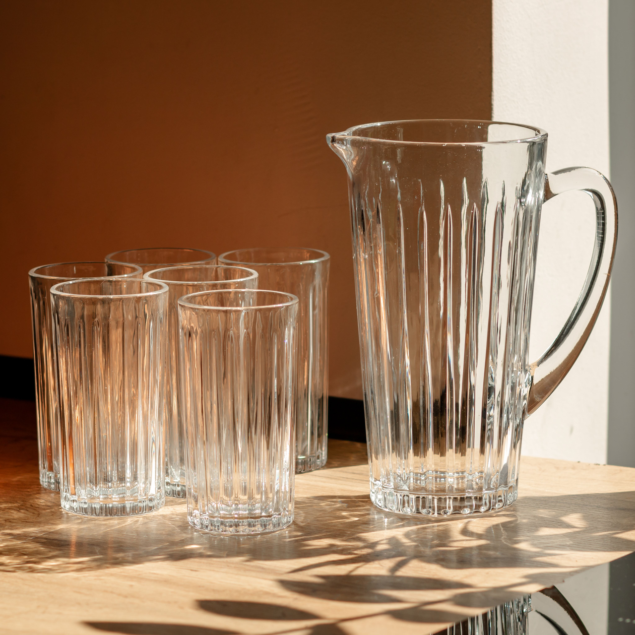 Глек HP-19-5 зі склянками 6 шт./320 мл 1,2 л (A-034189) - фото 8