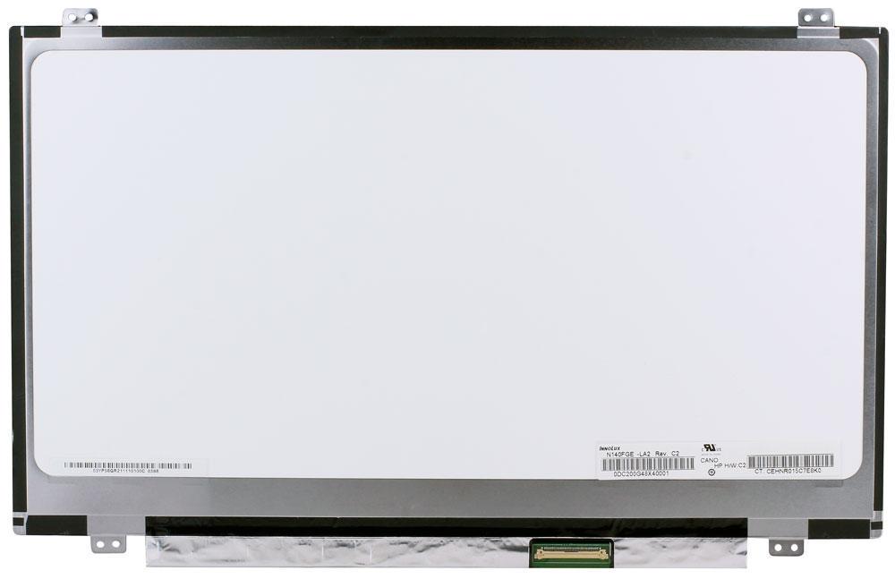 Матрица для ноутбука 14,0" Slim 40 pin справа 1600x900 LED крепления сверху матовая Chi Mei CMO N140FGE-LA2