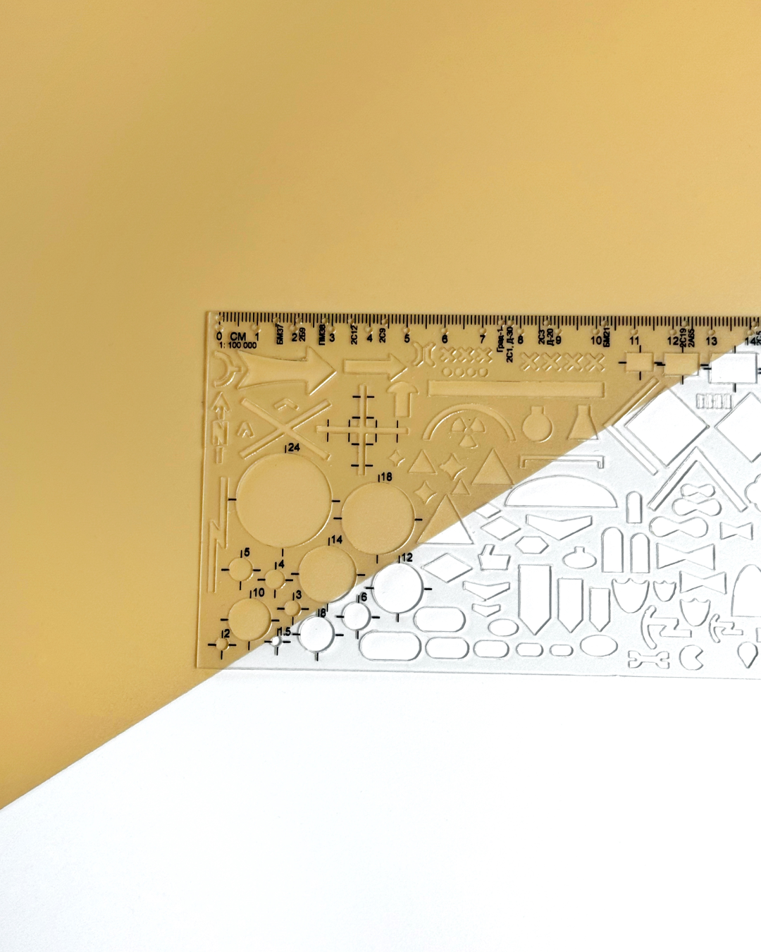 Лінійка війскова знаків (GR1-7CL) - фото 2