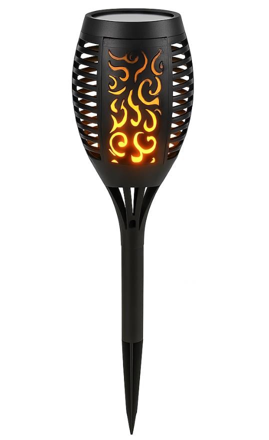 Лампа садовая солнечная LED факел Flami SuperLED с эффектом пламени 4 шт. (33977486)