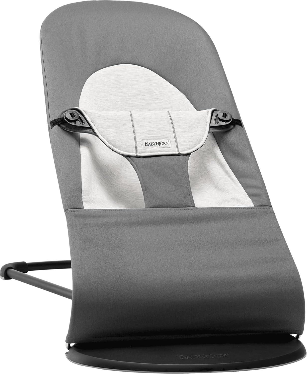 Детский шезлонг BabyBjorn Balance Soft Cotton/Jersey Grey