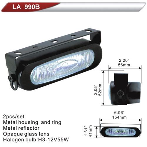 Фара дополнительная DLAA 990B-RY H3-12V-55W 154х41 мм (37815)