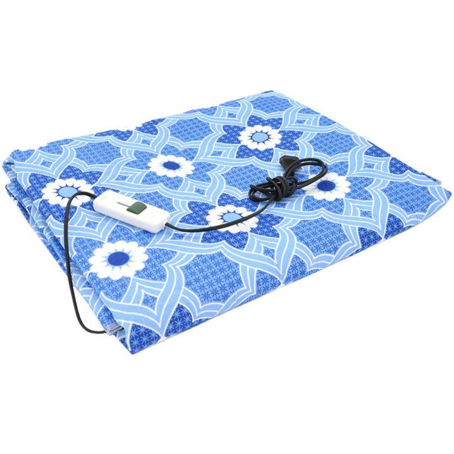 Электропростынь с функцией подогрева 115x155 см Синий (2416)