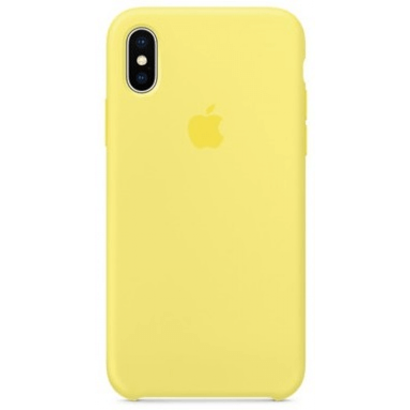 Чехол GoVern Silicone Case для Apple iPhone XS Max Yellow