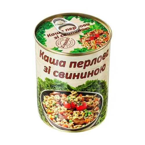 Каша перловая со свининой L'appetit 340 г (4820021840418)