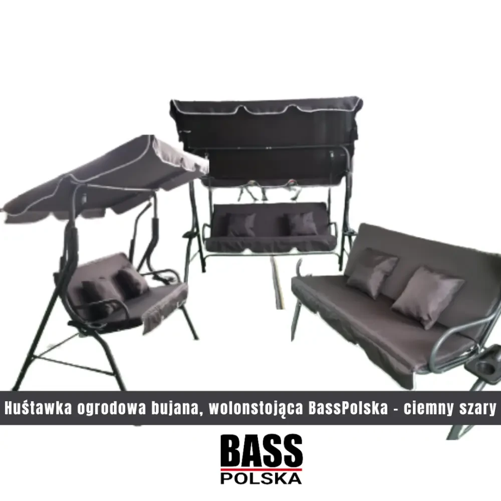 Садовая качель Bass Polska BH 10030 трехместная (1371) - фото 2 Садовая качель Bass Polska BH 10030 трехместная (1371) - фото 2