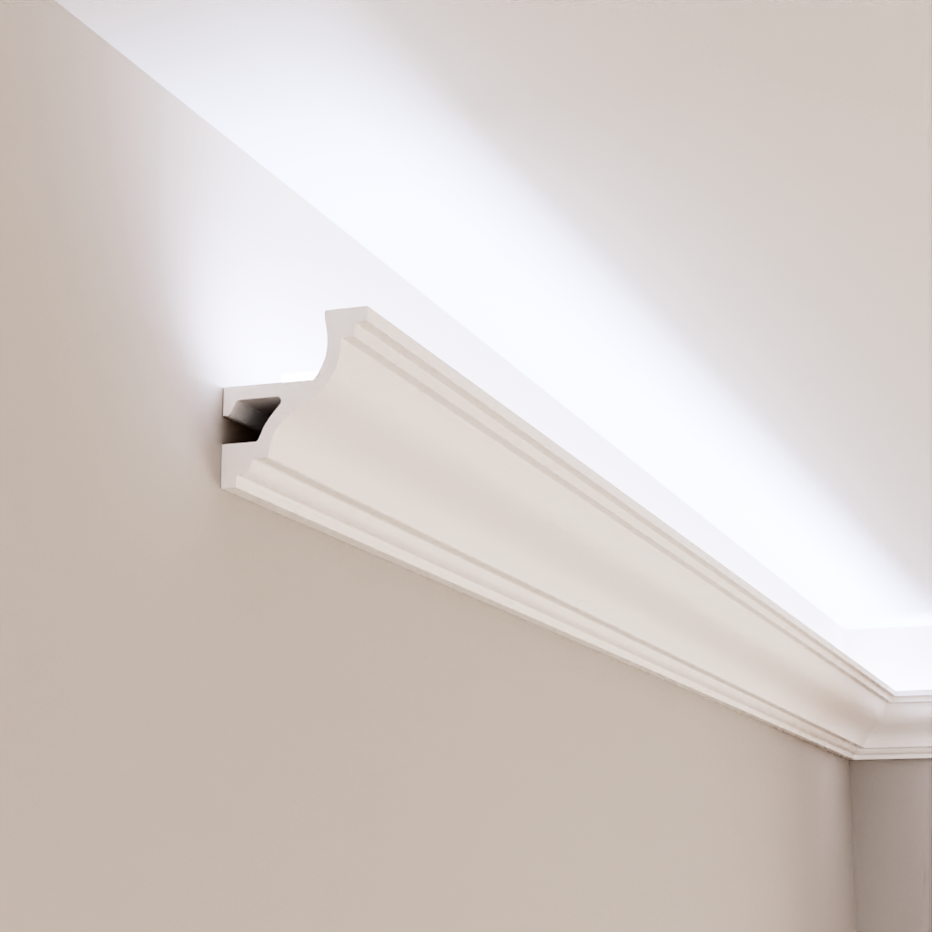 Карниз дюрополимерный Grand Decor KH 905 для LED освещения 45x40x2000 мм (25398356)