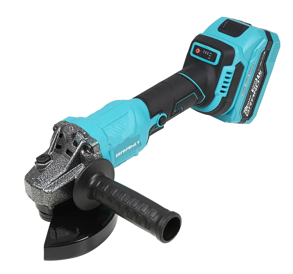 Шліфмашина акумуляторна кутова Grand МШУ-125/20BL-1 20В 4Ah безщітковий двигун диск 125 мм