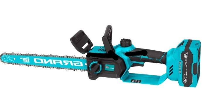 Електропила акумуляторна ланцюгова Grand АПЦ-20А/12" 4 безщітковий мотор/шини 2 шт./2хАКБ 4 Аг/кейс/масляний бак (29706505) - фото 2 Електропила акумуляторна ланцюгова Grand АПЦ-20А/12" 4 безщітковий мотор/шини 2 шт./2хАКБ 4 Аг/кейс/масляний бак (29706505) - фото 2