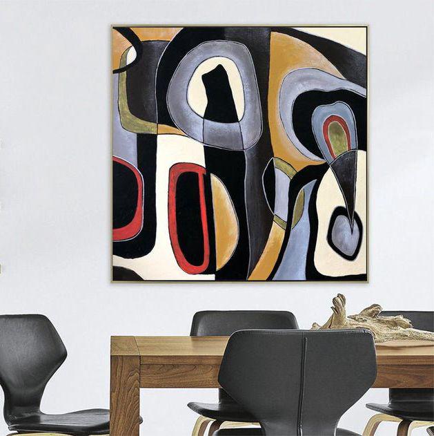 Картина на холсте ArtSale Абстракция 70х70 см abst0133