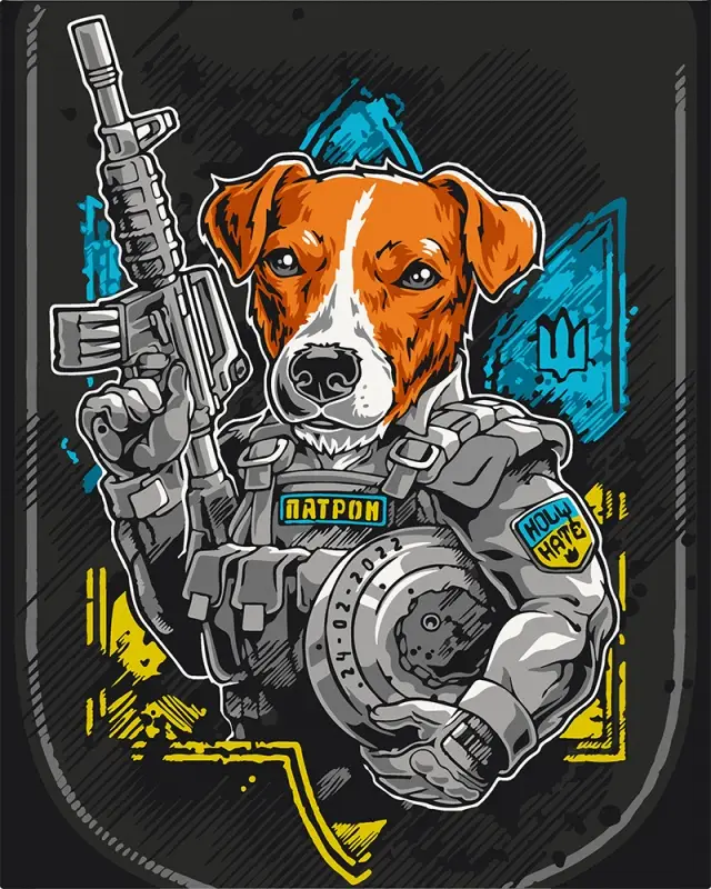 Картина по номерам ART CRAFT На страже порядка 40x50 см (ACR-B-11672-NN)