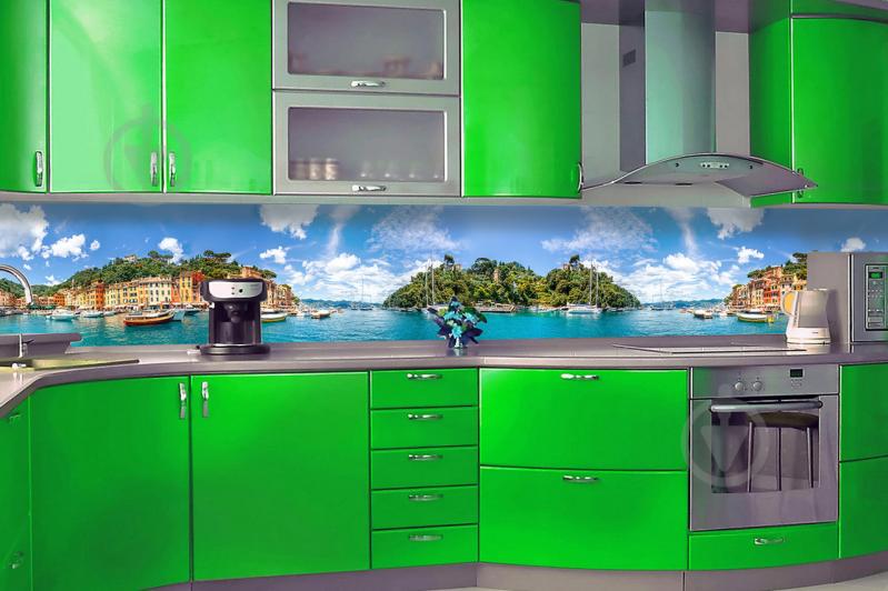 Кухонный фартук Zatarga Природа 600 х 2500 мм Зеленый (Z180098/1)