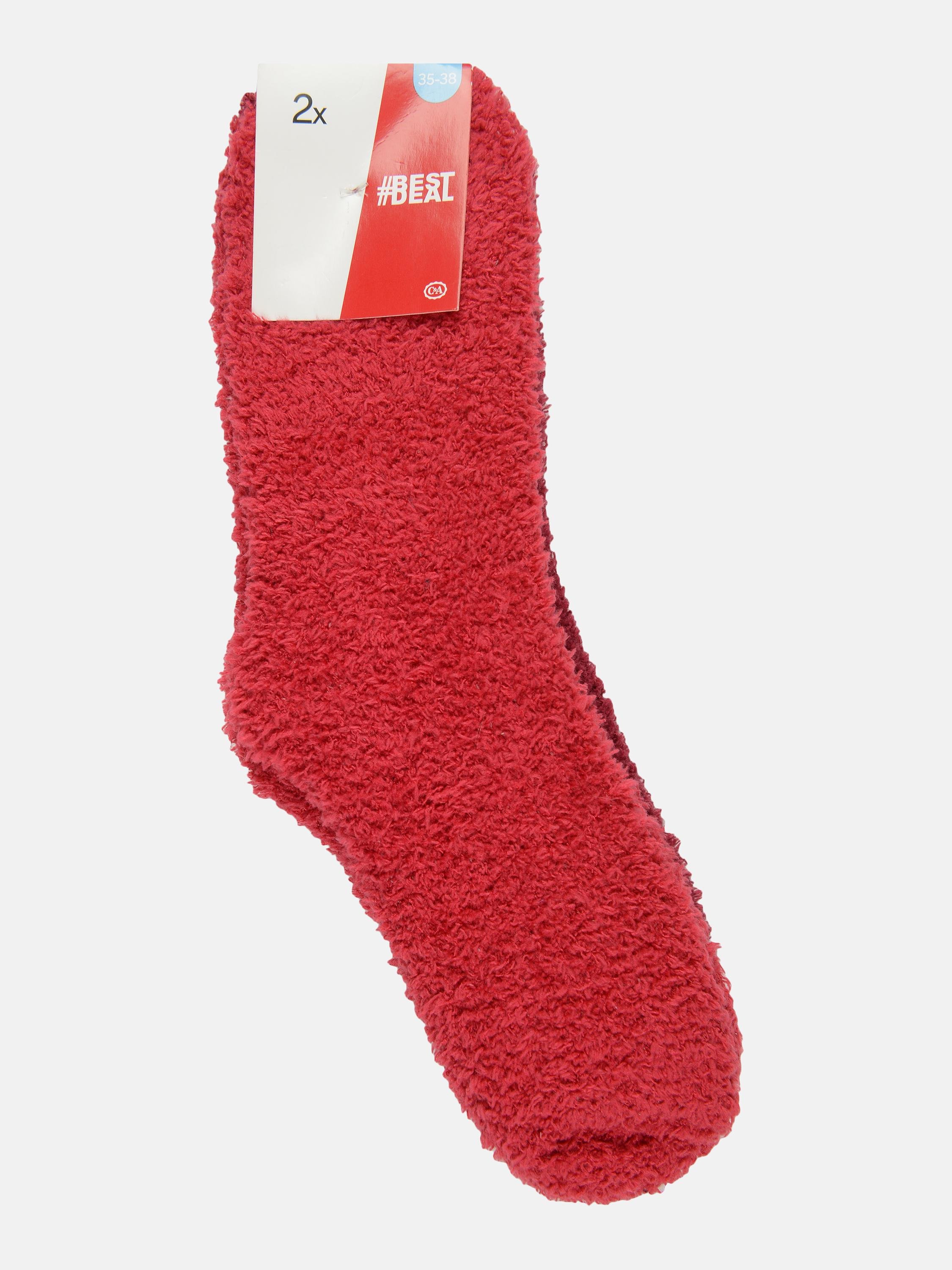 Носки C&A 2 пары р. 35-38 Малиновый/Бордовый (2240274090802)