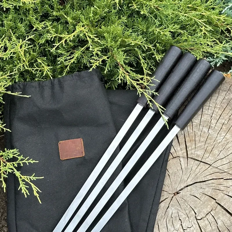 Шампура для шашлыка с деревянной ручкой SKK89 6 шт. (2628056037) - фото 2 Шампура для шашлыка с деревянной ручкой SKK89 6 шт. (2628056037) - фото 2