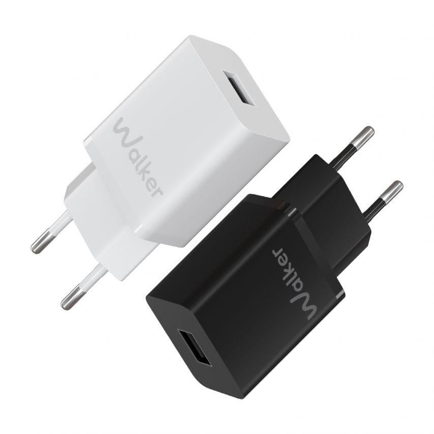 Сетевое зарядное устройство для Walker 2в1 WH-26 1USB/2.4A и Data Cable USB to Type-C White - фото 6 Сетевое зарядное устройство для Walker 2в1 WH-26 1USB/2.4A и Data Cable USB to Type-C White - фото 6