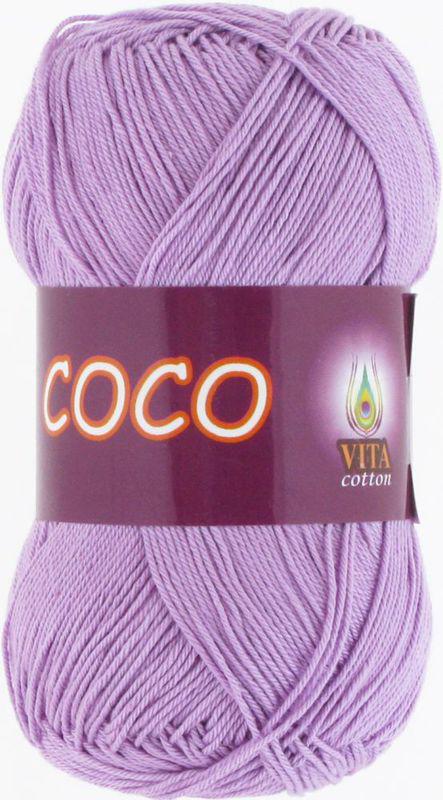 Пряжа Vita Cotton Coco 3869 фиолетовая (3372)