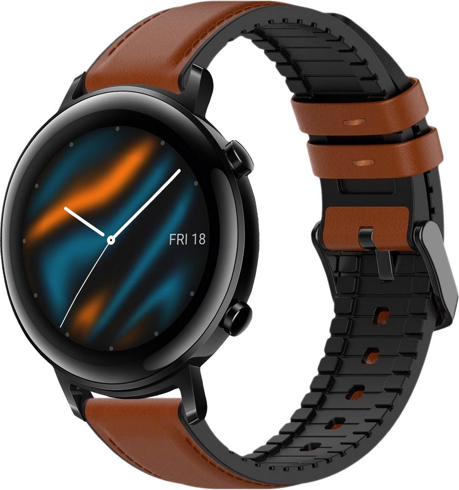 Ремешок кожаный Tamyx для Huawei Watch GT 2 42 мм Brown (31581-30)