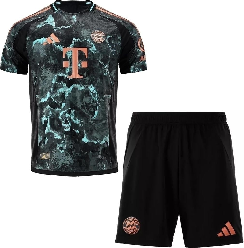 Футбольная форма Бавария 2024-2025 выездная F0070 L Черно-бронзовый (47297-51)