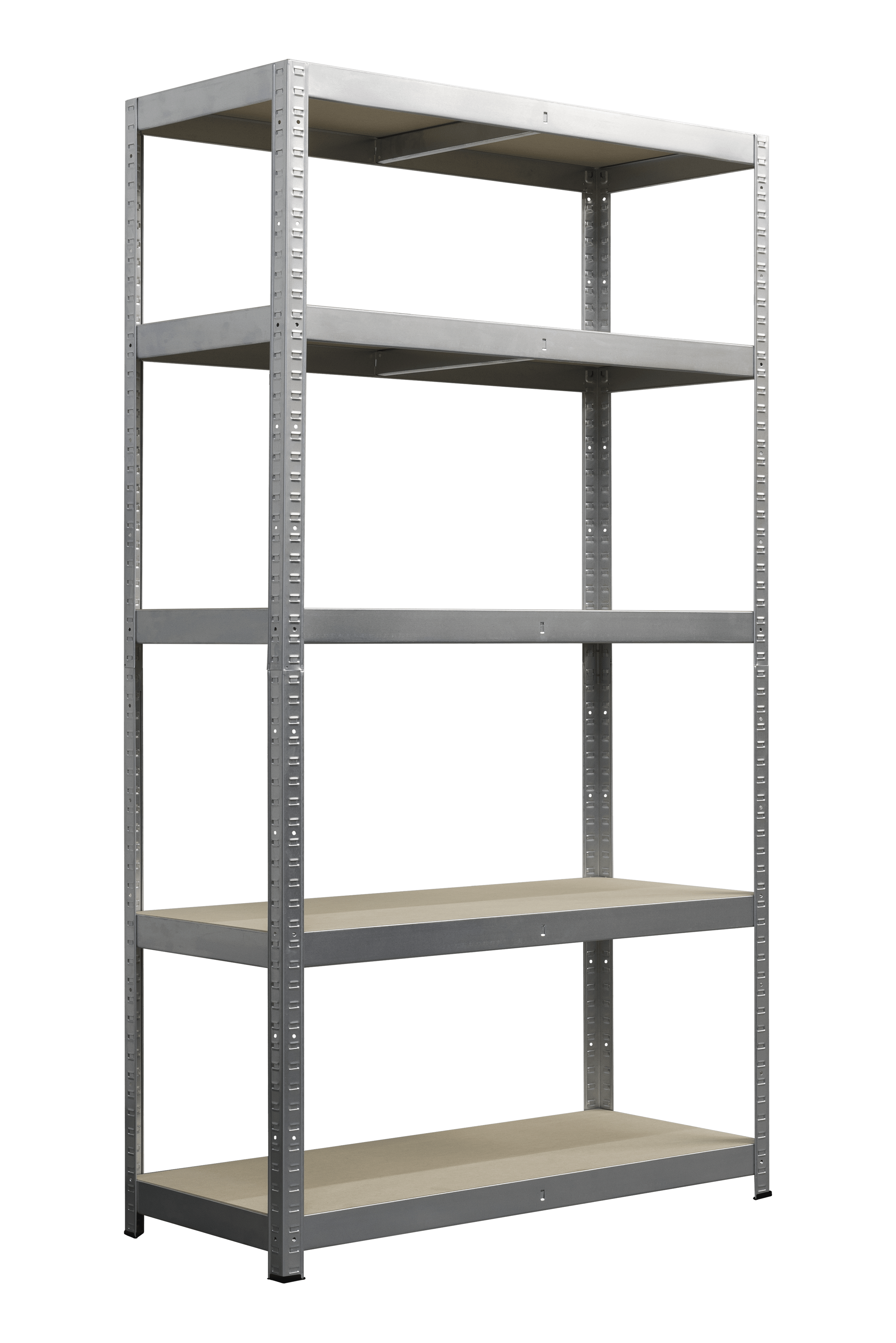 Стелаж StahlPro Pure 1800x900x450 мм металевий оцинкований 5 полиць ХДФ - фото 8