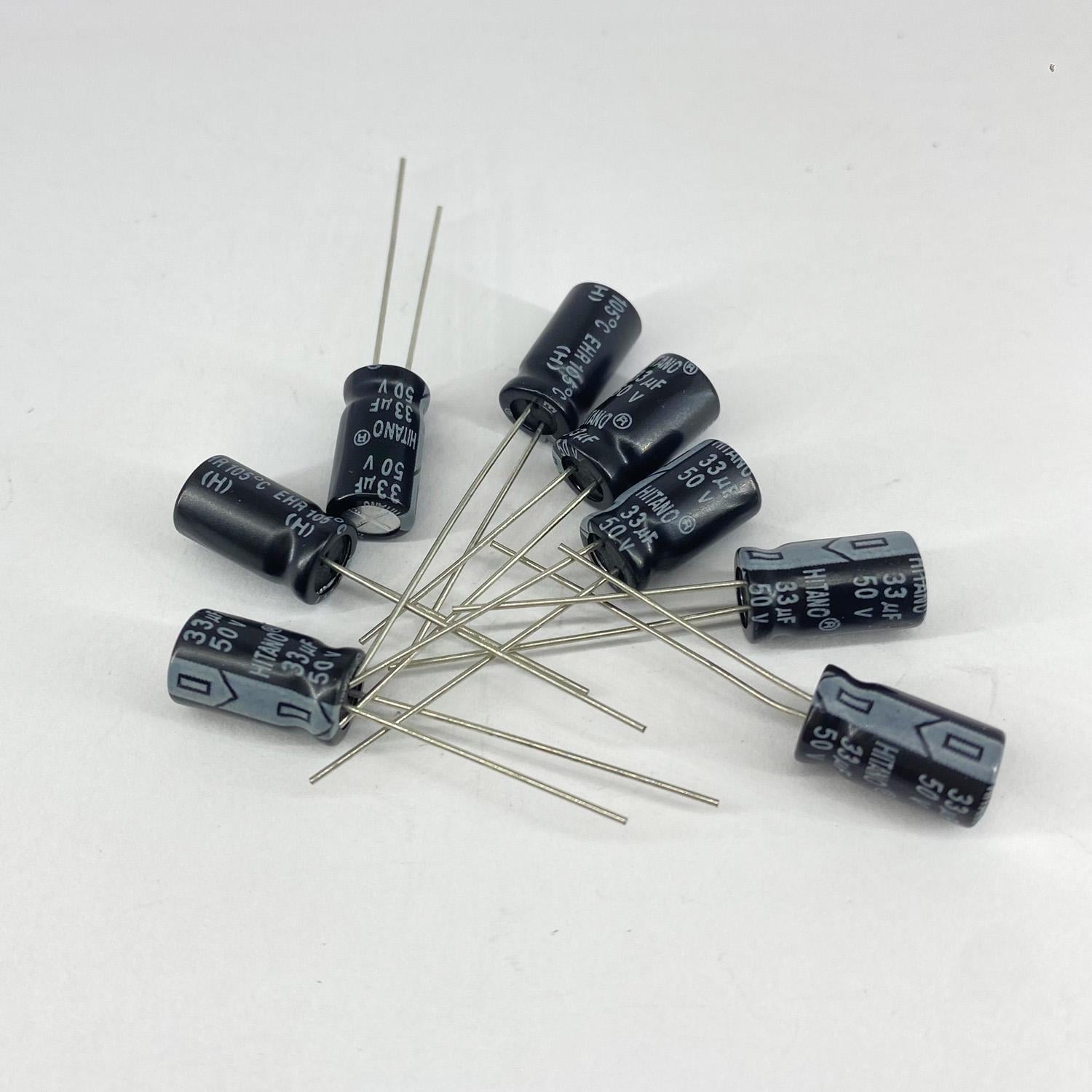 Электролитические конденсаторы HITANO 33 мкф 50V 6,3x11 мм 105 °C (5266)