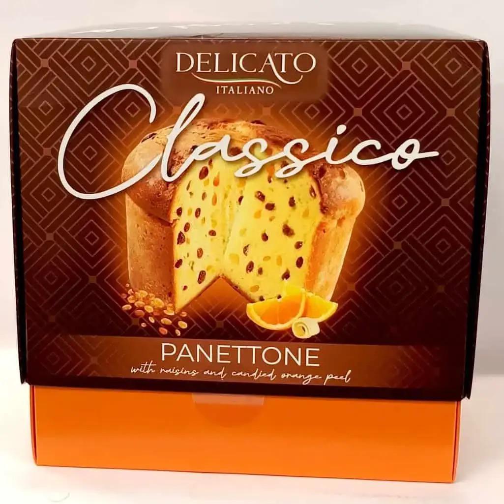 Панеттон Delicato Italiano Panettone Classico класичний з цукатами 800 г