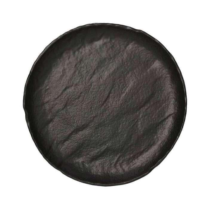 Тарелка мелкая Tongana Vulcania Black 25,7х2 см 380 мл (VU000260779)